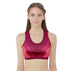 Tri 02 Sports Bra With Border by jumpercat