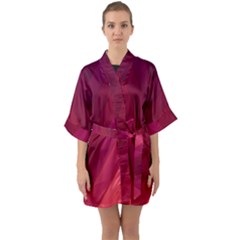 Tri 02 Quarter Sleeve Kimono Robe