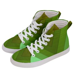 Tri 03 Women s Hi-top Skate Sneakers by jumpercat