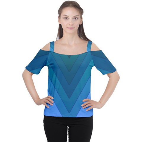 Tri 04 Cutout Shoulder Tee by jumpercat