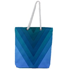 Tri 04 Full Print Rope Handle Tote (large) by jumpercat