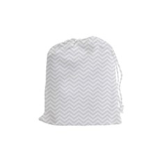 Light Chevron Drawstring Pouches (medium)  by jumpercat