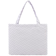 Light Chevron Mini Tote Bag by jumpercat