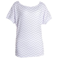 Light Chevron Women s Oversized Tee