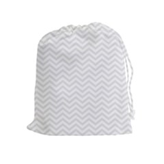 Light Chevron Drawstring Pouches (extra Large) by jumpercat