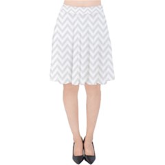 Light Chevron Velvet High Waist Skirt by jumpercat