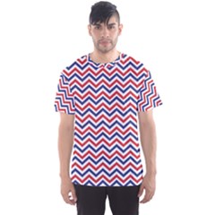 Navy Chevron Men s Sports Mesh Tee