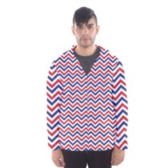 Navy Chevron Hooded Wind Breaker (men)