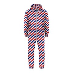 Navy Chevron Hooded Jumpsuit (kids)