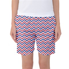 Navy Chevron Women s Basketball Shorts