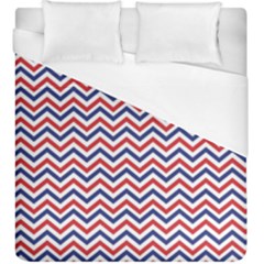 Navy Chevron Duvet Cover (king Size)