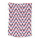 Navy Chevron Small Tapestry View1