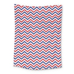 Navy Chevron Medium Tapestry