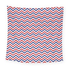 Navy Chevron Square Tapestry (large)