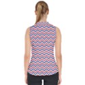 Navy Chevron Shell Top View2