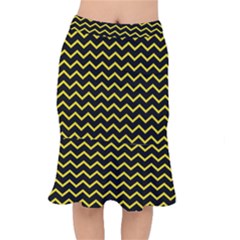 Yellow Chevron Mermaid Skirt by jumpercat