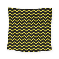 Yellow Chevron Square Tapestry (small)