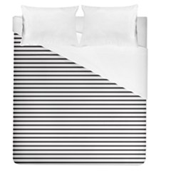 Basic Horizontal Stripes Duvet Cover (queen Size)