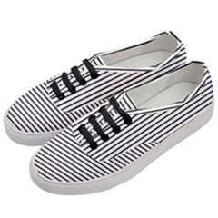 Basic Horizontal Stripes Women s Classic Low Top Sneakers