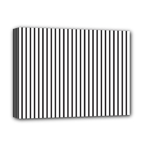 Basic Vertical Stripes Deluxe Canvas 16  X 12   by jumpercat