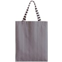 Basic Vertical Stripes Zipper Classic Tote Bag View1