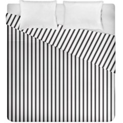 Basic Vertical Stripes Duvet Cover Double Side (king Size) by jumpercat