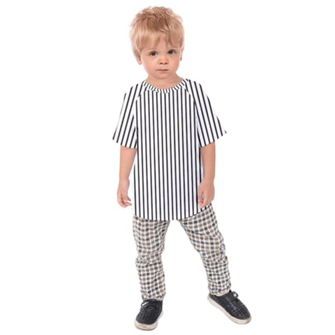 Basic Vertical Stripes Kids Raglan Tee by jumpercat