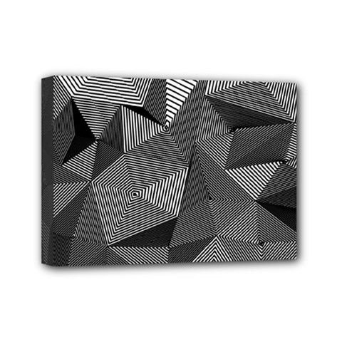 Geometric Doodle Mini Canvas 7  X 5  by jumpercat