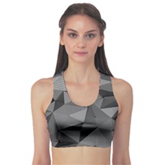 Geometric Doodle Sports Bra by jumpercat