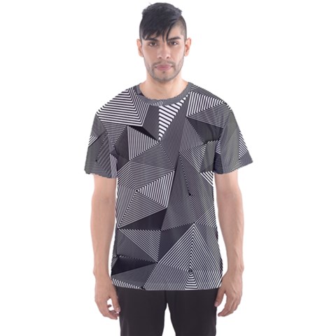 Geometric Doodle Men s Sports Mesh Tee by jumpercat