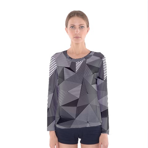 Geometric Doodle Women s Long Sleeve Tee by jumpercat