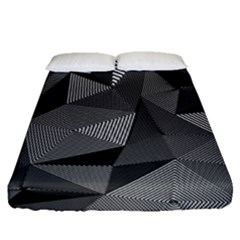 Geometric Doodle Fitted Sheet (queen Size)