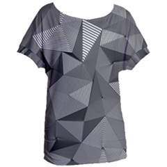 Geometric Doodle Women s Oversized Tee