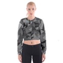 Geometric Doodle Cropped Sweatshirt View1