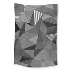 Geometric Doodle Large Tapestry