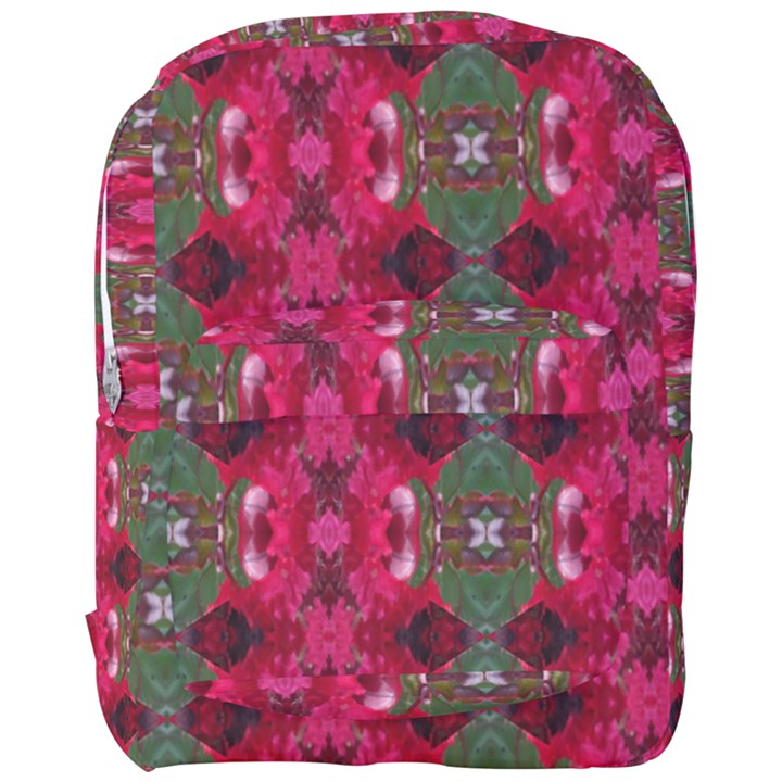 Christmas Colors Wrapping Paper Design Full Print Backpack