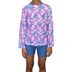 Hard Workout Kids  Long Sleeve Swimwear by jumpercat