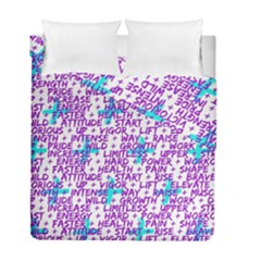 Hard Workout Duvet Cover Double Side (full/ Double Size) by jumpercat