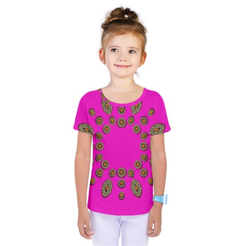 Sweet Hearts In  Decorative Metal Tinsel Kids  One Piece Tee by pepitasart