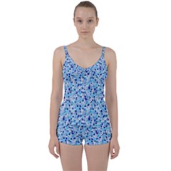 Gardenia Cold Tie Front Two Piece Tankini by jumpercat