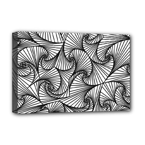 Fractal Sketch Light Deluxe Canvas 18  X 12   by jumpercat