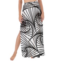 Fractal Sketch Light Maxi Chiffon Tie-up Sarong by jumpercat