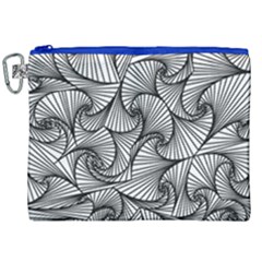 Fractal Sketch Light Canvas Cosmetic Bag (xxl)