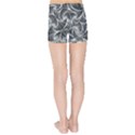 Fractal Sketch Dark Kids Sports Shorts View2