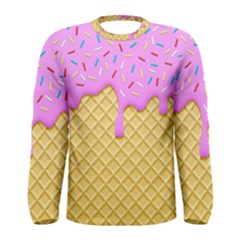 Strawberry Ice Cream Men s Long Sleeve Tee by jumpercat