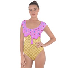 Strawberry Ice Cream Short Sleeve Leotard  by jumpercat