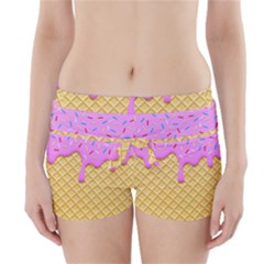 Strawberry Ice Cream Boyleg Bikini Wrap Bottoms by jumpercat