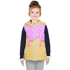 Strawberry Ice Cream Kid s Puffer Vest