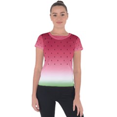 Watermelon Short Sleeve Sports Top 