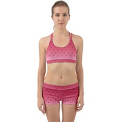 Watermelon Back Web Sports Bra Set by jumpercat